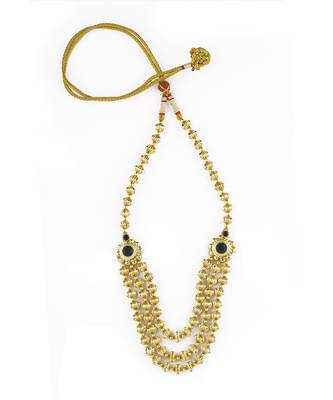 Jav Mani Triveni Haar 24K Gold Plated Alloy Necklace 4