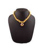 Alter Net Jav Mani Haar 24K Gold Plated Alloy Necklace