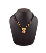 Fancy Saaj Ghat Manchali 24K Gold Plated Alloy Mangalsutra
