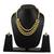 Jav Mani Triveni Haar 24K Gold Plated Alloy Necklace And Earring Set