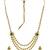 Jav Mani Triveni Haar 24K Gold Plated Alloy Necklace And Earring Set