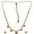Five Pandal Jav Mani Haar 24K Gold Plated Alloy Necklace and Earring Set