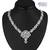 Sukkhi Classy Rhodium plated AD Stone Necklace Set