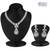 Sukkhi Pleasing Rhodium plated AD Stone Necklace Set