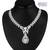 Sukkhi Pleasing Rhodium plated AD Stone Necklace Set