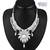 Sukkhi Ritzzy Rhodium plated AD Stone Necklace Set