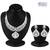 Sukkhi Marvellous Rhodium plated AD Stone Necklace Set