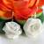 Silver Rose Earring