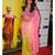 Bipasha Basu Yellow and Pink Heavy Saree