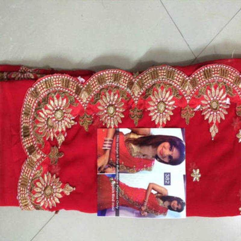 Bipasha Basu Red fancy Designer Saree