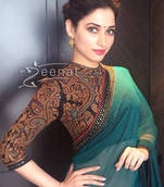 Tamannaah Bhatia Purple Fancy designer Saree