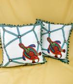 Two Lost Turtles Cushion Cover