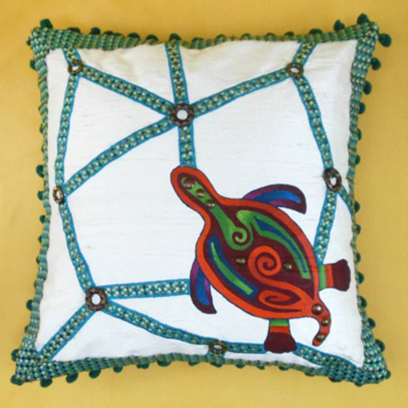 Two Lost Turtles Cushion Cover