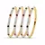 Maroon Green Exclusive Stone Bangles