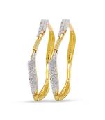White Creative Stone Bangles