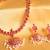BEAUTIFUL SEMI PRECIOUS RUBY STUDDED SOUTH INDIAN NECKLACE SET dj00429