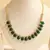 Beautiful Handmade Green Necklace 