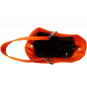 Leather With Multi Patch Work Bag 2