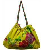 Rose Flowermachine Embroidery Work Bag
