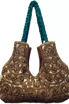 Valvet With Lace Work