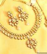 Kundan Meenakari Bridal Necklace Set