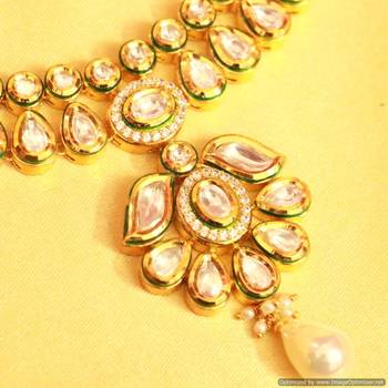 Kundan Meenakari Bridal Necklace Set 3