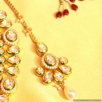 Kundan Meenakari Bridal Necklace Set 4