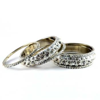 brass bangles kara churi set  size-2.4,2.6,2.8,2.10 1