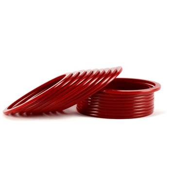 acrylic bangles colour red size-2.4,2.6,2.8,2.10 1
