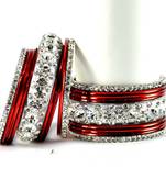 metel kara churi bangles set colour marron  size-2.4,2.6,2.8,2.10