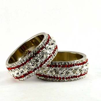 brass metel rhinestones embedde kara size-2.4,2.6,2.8,2.10 1