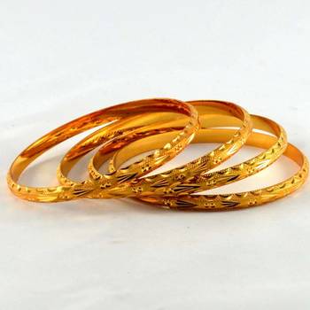 micro gold platted bangles size-2.4,2.6,2.8 1