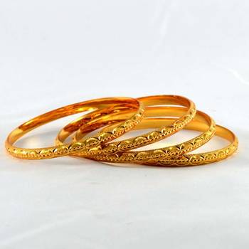 micro gold platted bangles size-2.4,2.6,2.8 1