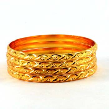 micro gold platted bangles size-2.4,2.6,2.8 2