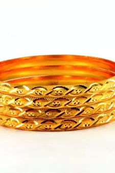 micro gold platted bangles size-2.4,2.6,2.8