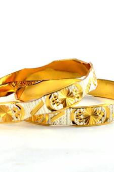 micro gold silverd platted bangles size-2.4,2.6,2.8