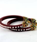 acrylic rajasthani moti stretchable bangle size-2.4,2.6,2.8 