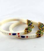 acrylic rajasthani moti stretchable bangle size-2.4,2.6,2.8 