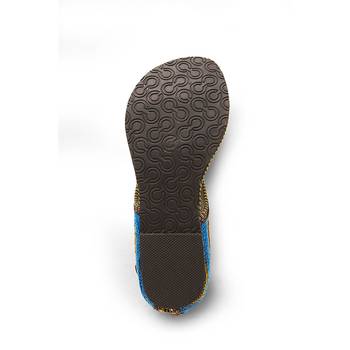 Multicolor Synthetic Leather Wedding Wear Traditional Footwear For Women 5