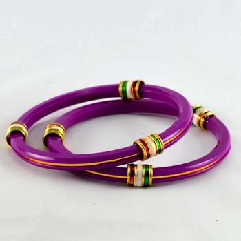 acrylic bangles size-2.4,2.6,2.8' 1