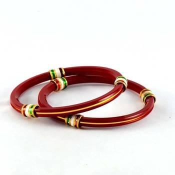 acrylic bangles size-2.4,2.6,2.8' 1