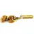 Gold Platted Satka Brooch