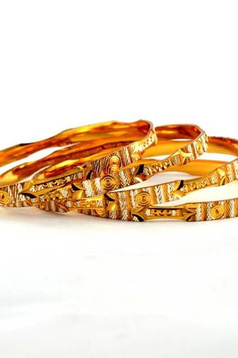 Micro Gold Silverd Platted Bangles