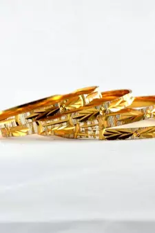 micro gold silverd platted bangles size-2.4,2.6,2.8''