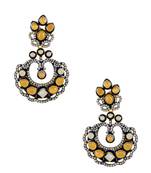 Orange Antique Victorian Dangle Earrings Jewellery for Women - Orniza