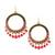 Via Mazzini Adriana Pavé Circle Drop Earrings