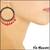 Via Mazzini Adriana Pavé Circle Drop Earrings