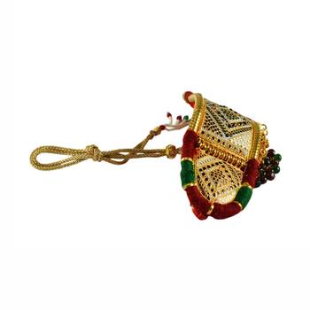 Traditional Stone Work And Gold Platted Bajuband 2