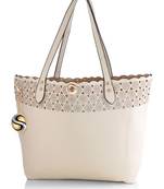 Beige Handbags