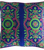 Pretty Chartreuse Pink Flower Cushion Cover